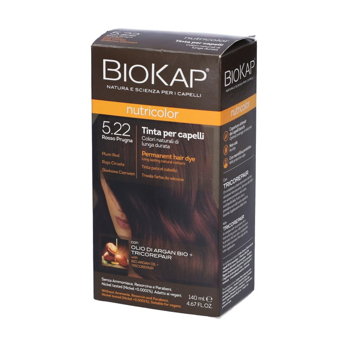 BIOKAP Tinte Nutricolor Rojo Ciruela 5.22 140ml