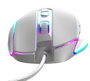 Modecom Volcano Veles Ratón Gaming Blanco 12800 dpi