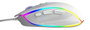 Modecom Volcano Veles Ratón Gaming Blanco 12800 dpi