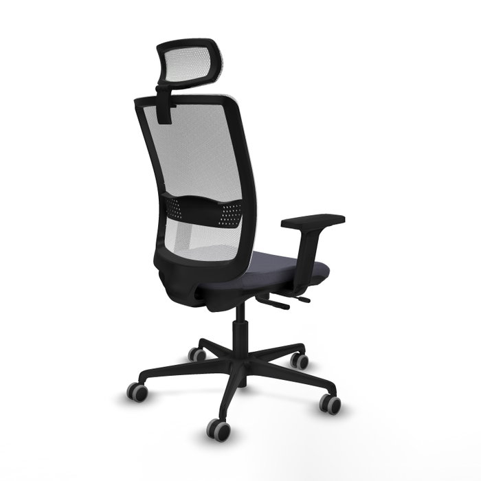PIQUERAS Y CRESPO Silla de oficina Haches Gris oscuro y Blanco PIQUERAS Y CRESPO Silla de oficina Haches Gris oscuro y Blanco