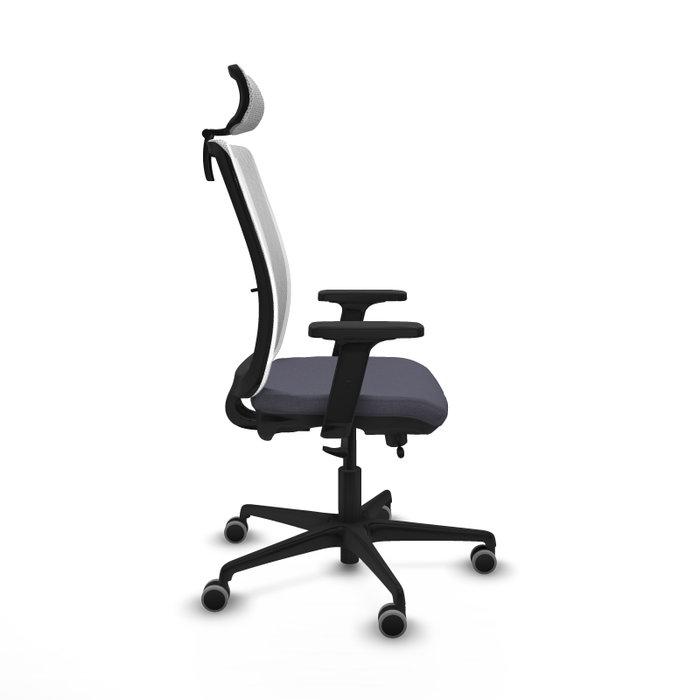 PIQUERAS Y CRESPO Silla de oficina Haches Gris oscuro y Blanco PIQUERAS Y CRESPO Silla de oficina Haches Gris oscuro y Blanco