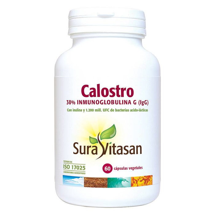 SURA VITASAN Calostro con 11 cepas de probióticos 60 cápsulas SURA VITASAN Calostro con 11 cepas de probióticos 60 cápsulas