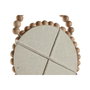 DKD Home Decor Set de 3 Espejos de Madera y Cristal con Bolitas