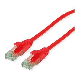 ROLINE Patchkabel Cat.6A UTP Rojo, 15 m