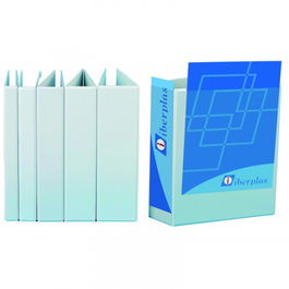 Iberplas Carpeta Canguro A4 4 Anillas Mixtas 65mm 8465M411 Blanca Plástico Nacional