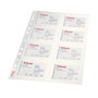 ESSELTE Funda para Tarjetas PP 110µ A4 con 8 Divisiones