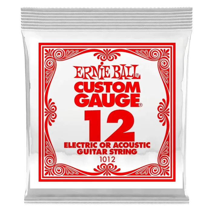 Ernie Ball Cuerda Eléctrica Slinky Plana 012 (Set de 6) (Set de 6)