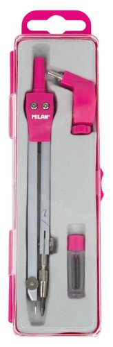 Milan Compás Universal Serie Acid Rosa con Pata Articulada
