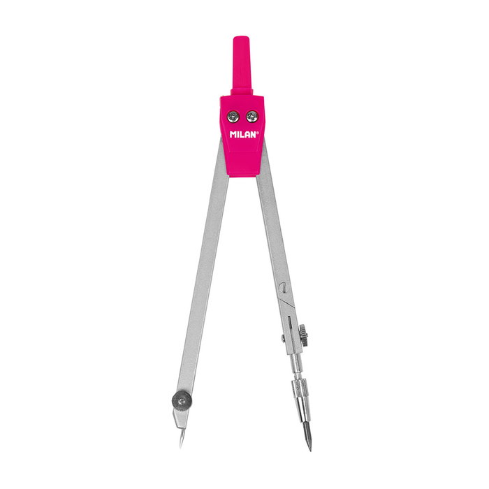 Milan Compás Universal Serie Acid Rosa con Pata Articulada