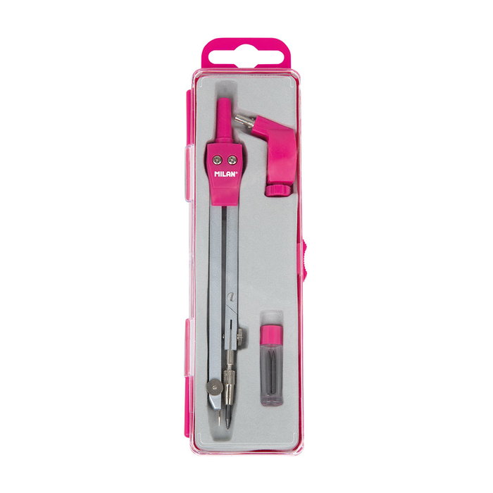 Milan Compás Universal Serie Acid Rosa con Pata Articulada