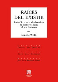 Raíces del existir, Simone Weil - Comares