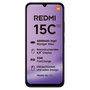 Xiaomi MZB0LINEU Smartphone Redmi 15C 5G 6.9" - MediaTek Dimensity 6300, 128GB ROM, 4GB RAM, Cámara 50MP, Batería 6000mAh, Carga 33W, Color Negro