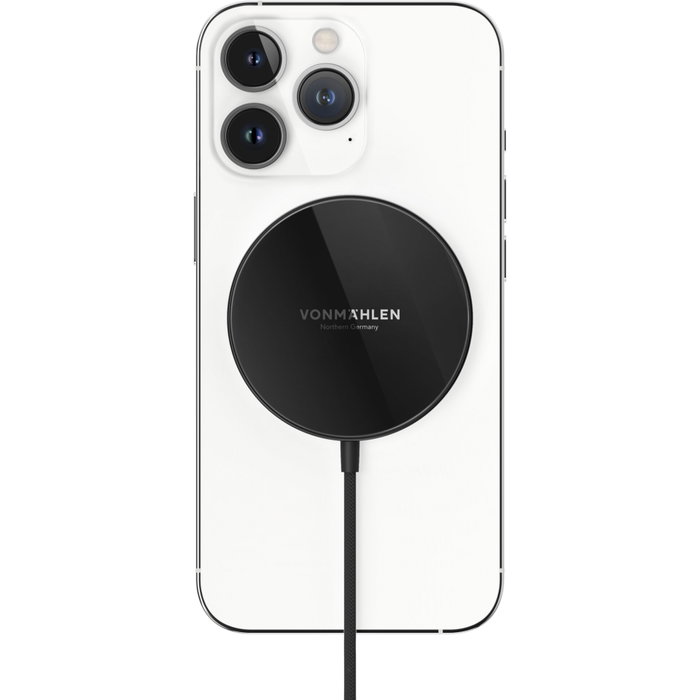 Vonmählen Aura Mini Cargador Inalámbrico Magnético Black