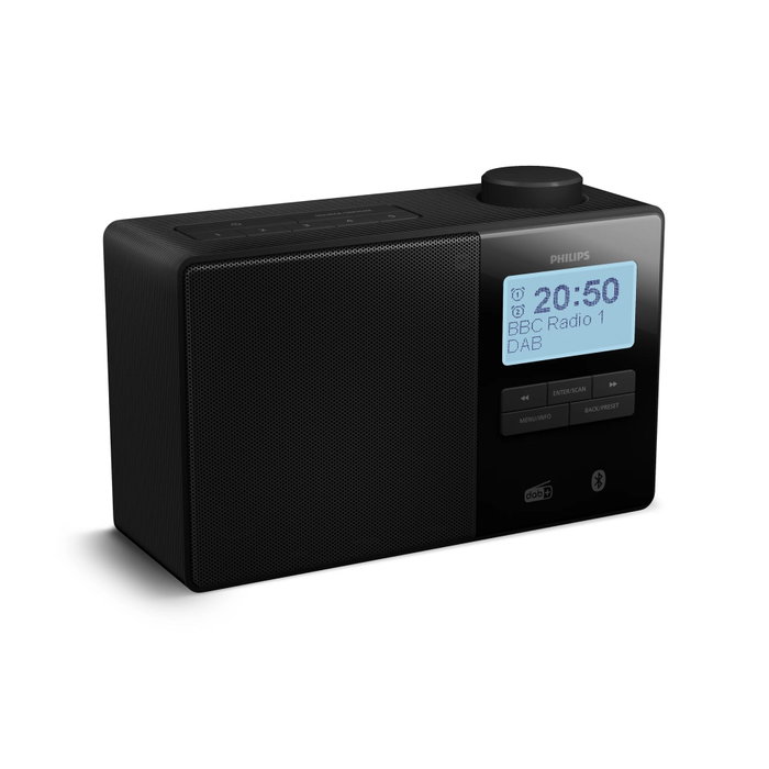 Philips TAR5600/00 Reloj Radio Digital DAB+ y FM en Negro Philips TAR5600/00 Reloj Radio Digital DAB+ y FM en Negro