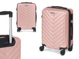 ARTE REGAL Maleta Cabina Escama ABS Rosa 38x57x23cm