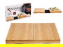 KINVARA Set 2 Tablas Bambú Cocina Vitrocerámica 28 cm (Set de 6)