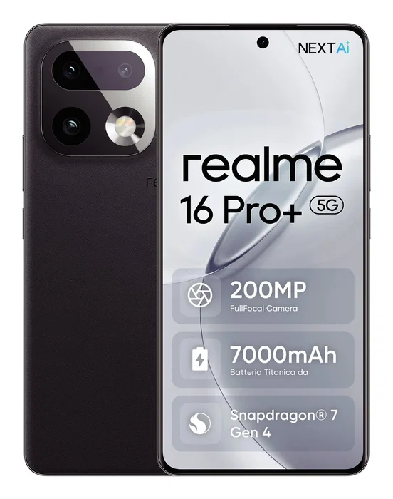 Realme 16 Pro+ 12/512GB Master Grey