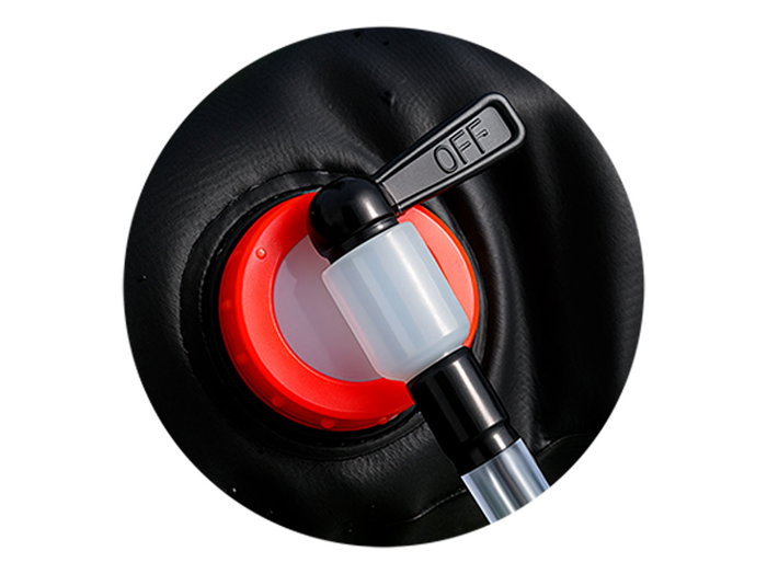 Arte Regal Ducha Portátil 20L con Manguera y Alcachofa, Plástico Negro, 28 x 12 x 5.5 cm (Set de 12)