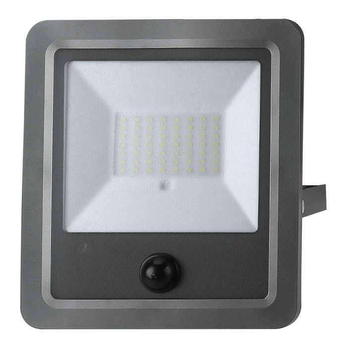 Edm Foco proyector solar con sensor 100 W 1200 lm 6500 K luz fría Edm Foco proyector solar con sensor 100 W 1200 lm 6500 K luz fría