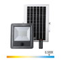 Edm Foco proyector solar con sensor 100 W 1200 lm 6500 K luz fría