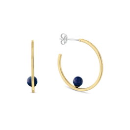 Tommy Hilfiger Pendientes Dorados en Acero Inoxidable
