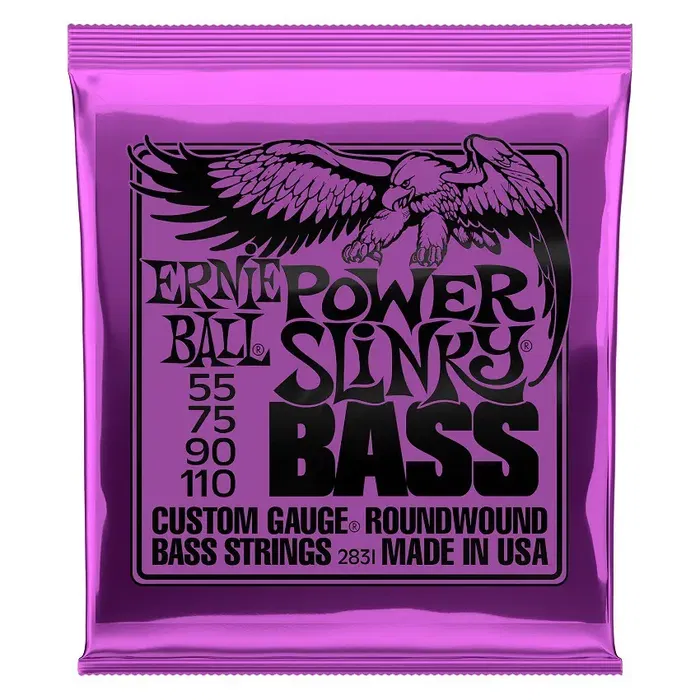 Ernieball Juego Bajo Eléctrico Slinky Power 55-110