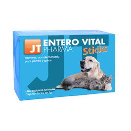 JT PHARMA S.L. Enterovital Sticks Polvo 60x1g para Perro y Gato