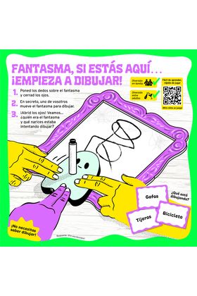 Asmodee Editions Iberica Slu Los fantasmas no saben dibujar