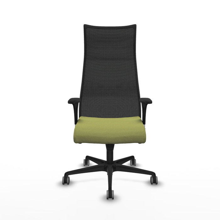PIQUERAS Y CRESPO Sillón Albacete con mecanismo Sincro, Tela Verde oliva y Malla Negro PIQUERAS Y CRESPO Sillón Albacete con mecanismo Sincro, Tela Verde oliva y Malla Negro