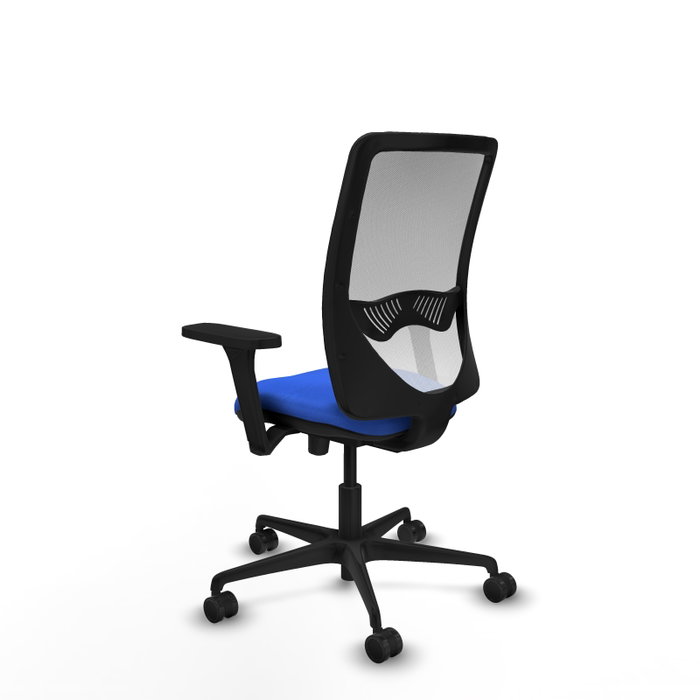 PIQUERAS Y CRESPO Silla de oficina Zulema Azul/Blanco con mecanismo Sincro/Traslack PIQUERAS Y CRESPO Silla de oficina Zulema Azul/Blanco con mecanismo Sincro/Traslack