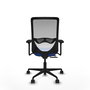PIQUERAS Y CRESPO Silla de oficina Zulema Azul/Blanco con mecanismo Sincro/Traslack