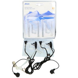 Alecto FRH-10 DUO Set de 2 Auriculares para Walkie-Talkie
