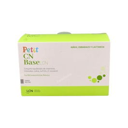 LCN Petit Cn Base 30Sbrs. Complemento alimenticio con 23 micronutrientes, probióticos y prebióticos para niños, embarazadas y lactancia