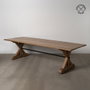 Mesa Comedor Madera de Roble Salón 300 X 98 X 76 cm