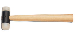 BAHCO Martillo Boca Nylon 3625W-22 de 150 mm con Mango de Madera