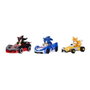 JAKKS PACIFIC Set de 3 Mini Vehículos Sonic The Hedgehog 6 cm