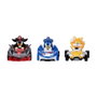 JAKKS PACIFIC Set de 3 Mini Vehículos Sonic The Hedgehog 6 cm