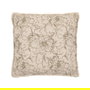Cojín Flores Beige Oscuro 45 X 45 cm (Set de 2)