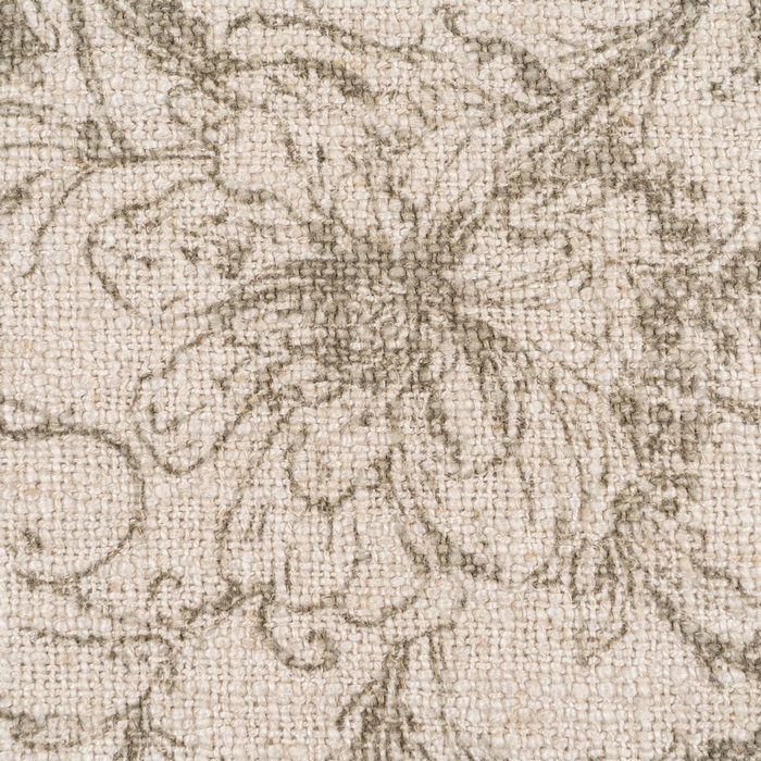 Cojín Flores Beige Oscuro 45 X 45 cm (Set de 2)