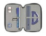 Safta Plumier Escolar Triple Stone con 2 Cremalleras, 36 Piezas, 195x125x55 mm