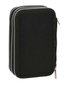 Safta Plumier Escolar Triple Stone con 2 Cremalleras, 36 Piezas, 195x125x55 mm
