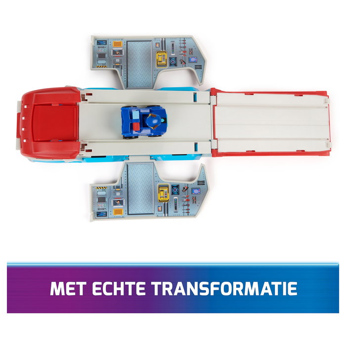 Spin Master Paw Patrol Patrulla Canina La Superpelícula Camión de Juguete Pup Squad Patroller con Coche de Juguete de Chase, 6067085, Juguete Niños 3+ Años