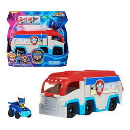 Spin Master Paw Patrol Patrulla Canina La Superpelícula Camión de Juguete Pup Squad Patroller con Coche de Juguete de Chase, 6067085, Juguete Niños 3+ Años