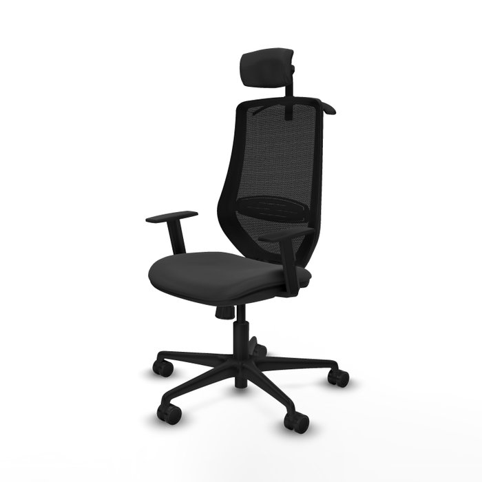 PIQUERAS Y CRESPO Silla de oficina Mardos con mecanismo Sincro, Gris oscuro y Negro PIQUERAS Y CRESPO Silla de oficina Mardos con mecanismo Sincro, Gris oscuro y Negro