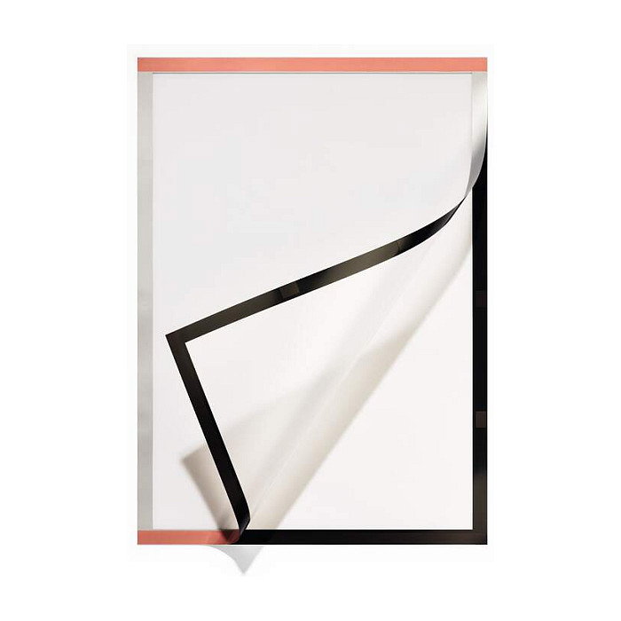Durable DURAFRAME Portapapeles magnético autoadhesivo DIN A1 Plateado