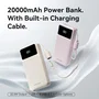Vention Powerbank 20000mAh 22.5W Rosa con Cable USB-C XGYP0-40-TY