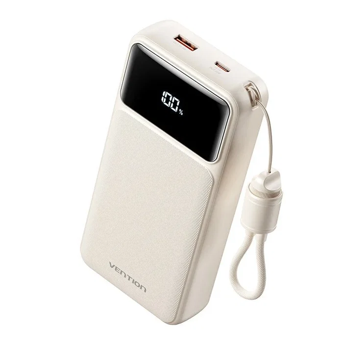 Vention Powerbank 20000mAh 22.5W Rosa con Cable USB-C XGYP0-40-TY