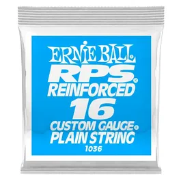 Ernie Ball Cuerda Eléctrica Reinforced Plana 016 Set de 6 (Set de 6)