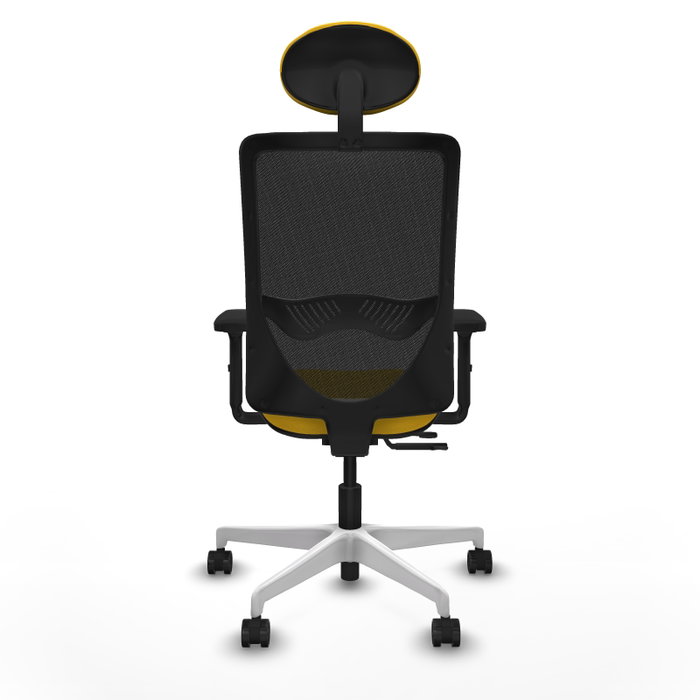 PIQUERAS Y CRESPO Silla de oficina Zulema con mecanismo Sincro/Traslack, Amarillo y Negro PIQUERAS Y CRESPO Silla de oficina Zulema con mecanismo Sincro/Traslack, Amarillo y Negro