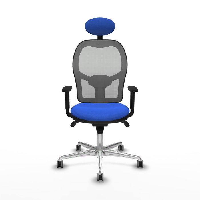PIQUERAS Y CRESPO Silla de oficina Jorquera Azul y Gris PIQUERAS Y CRESPO Silla de oficina Jorquera Azul y Gris